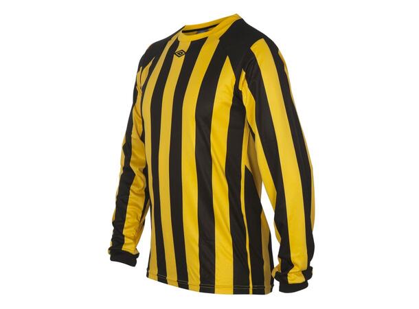 UMBRO Bilbao Stripe Jsy J Gul/Svart 116 Randig matchtröja lång ärm 